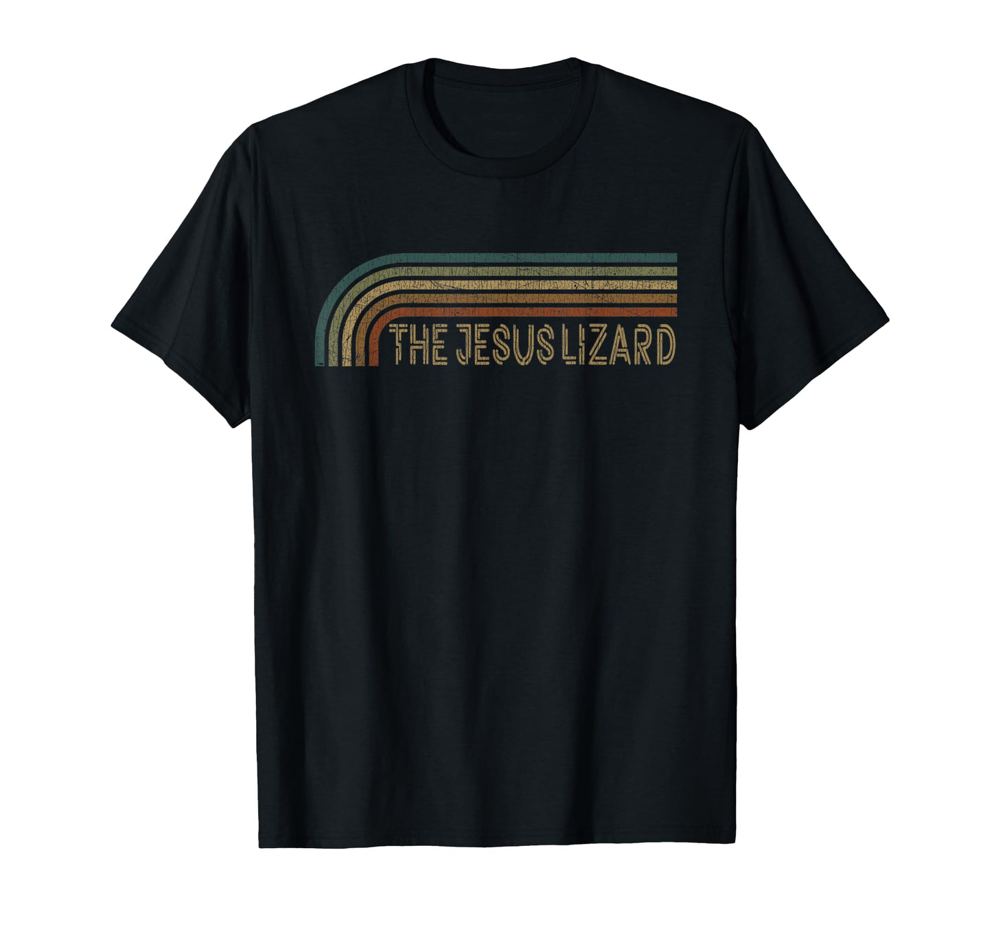 Vintage The Jesus Lizard Retro Stripes Musician T-Shirt