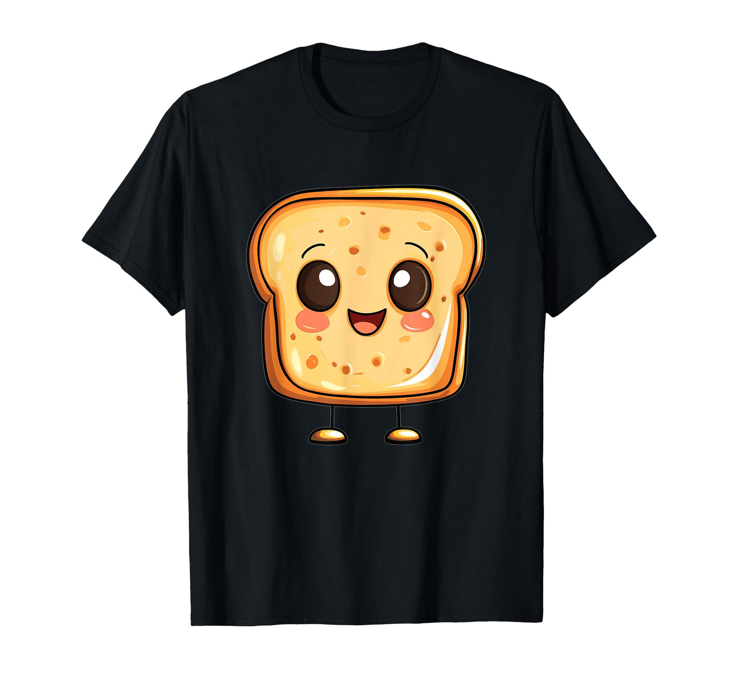 Adorable Toast Cartoon T-Shirt