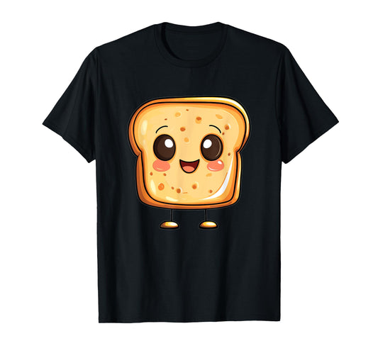 Adorable Toast Cartoon T-Shirt