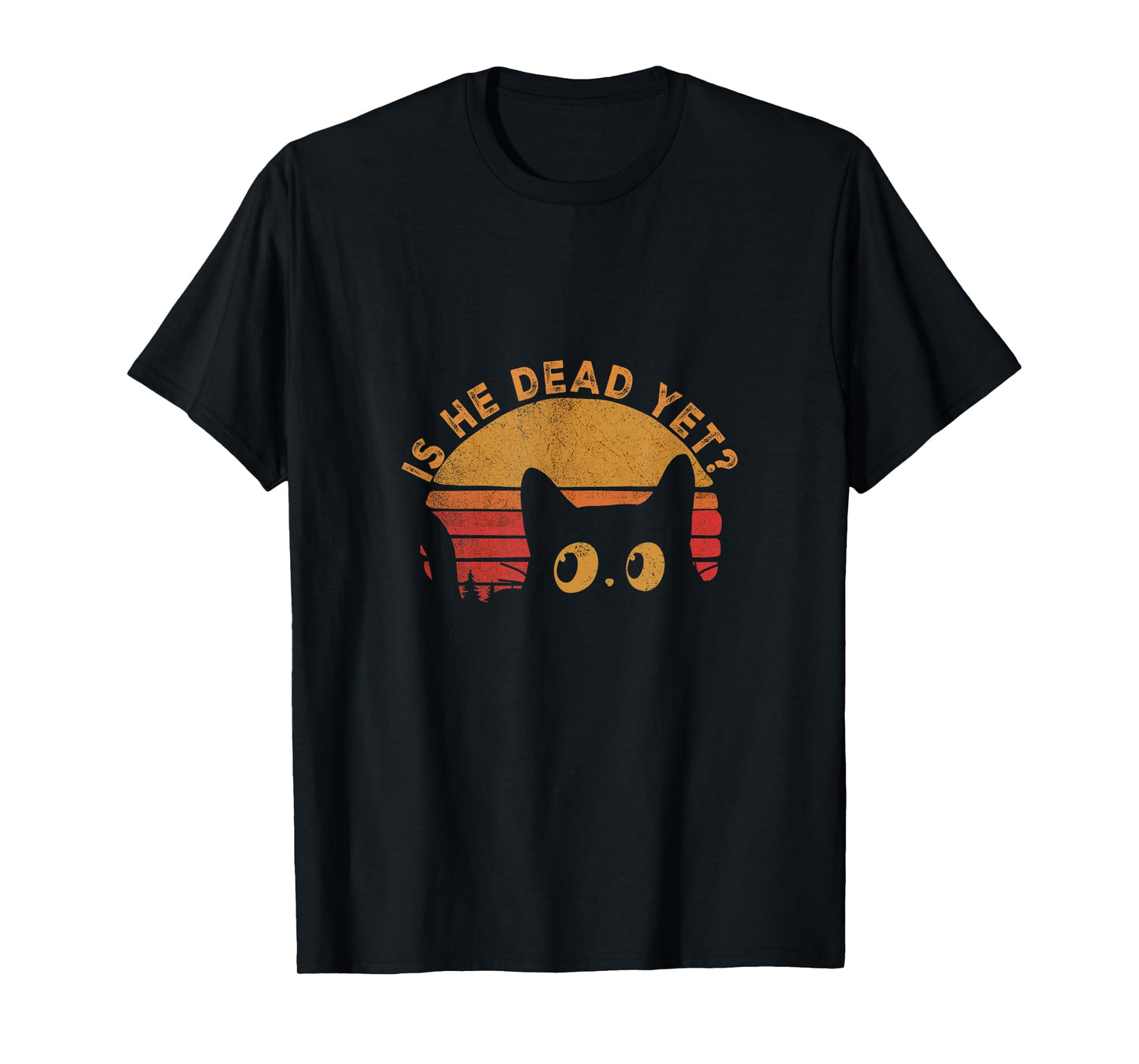 Is-He-Vintage-Dead-Yet cat T-Shirt
