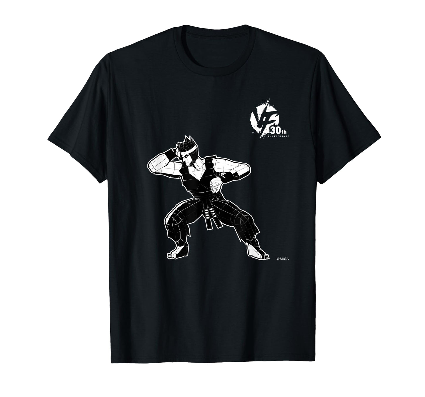 VF March on demand 30th Anniversary of Virtua Fighter (Akira) Unisex T-Shirt - Black, Small