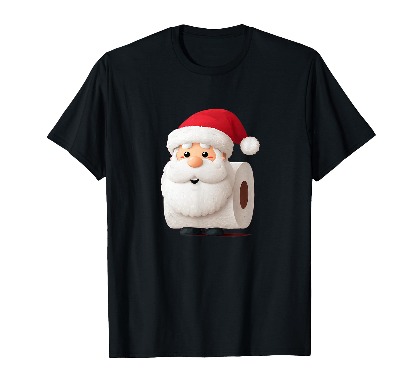 Funny Toilet Paper Santa Claus Costume for Boys and Girls T-Shirt