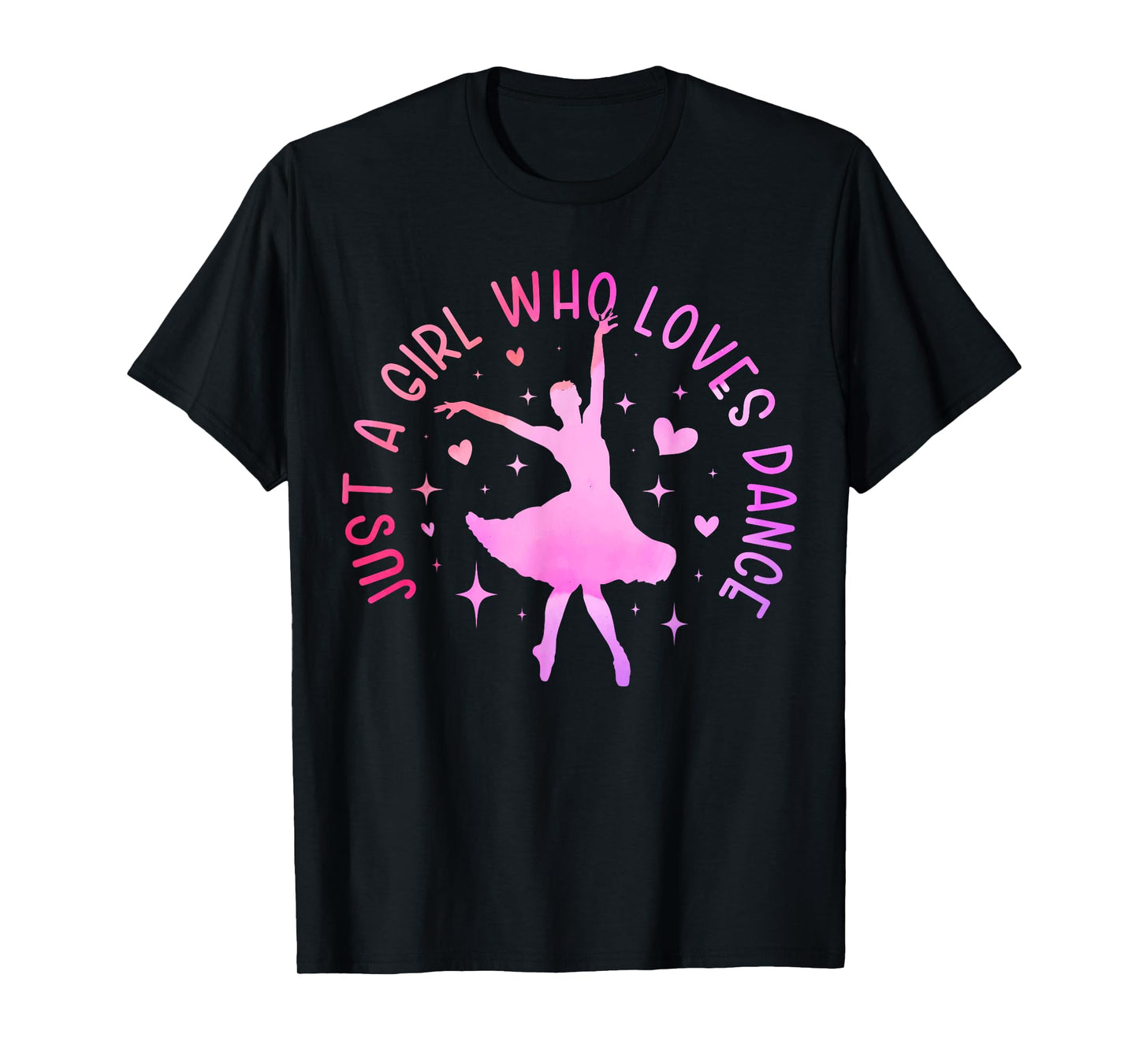Cute Just a girl who loves Dance lover Girl Dancing T-Shirt