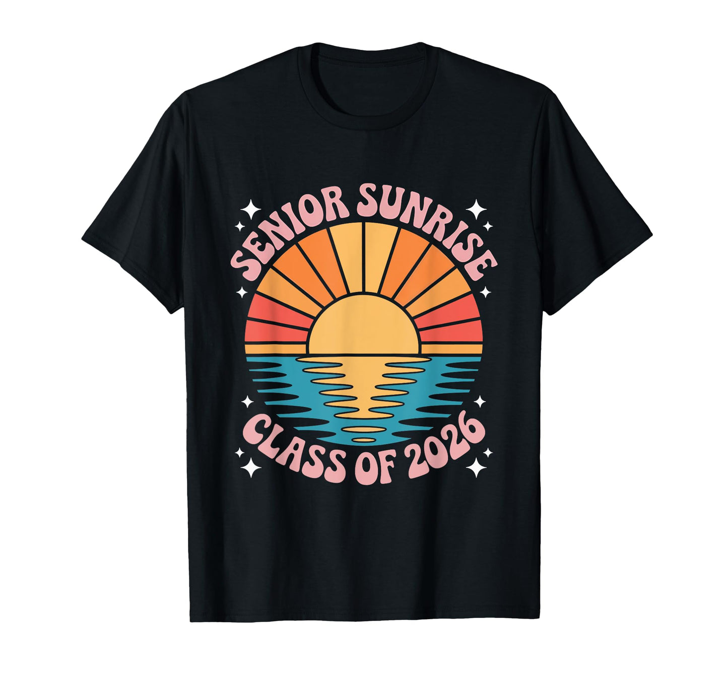 Vintage Senior Sunrise 2026 Seniors of Class Graduation T-Shirt