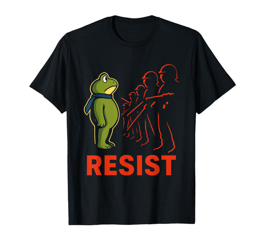 Vintage Portland 2025 Resist Portland Frog Protest Men Women T-Shirt