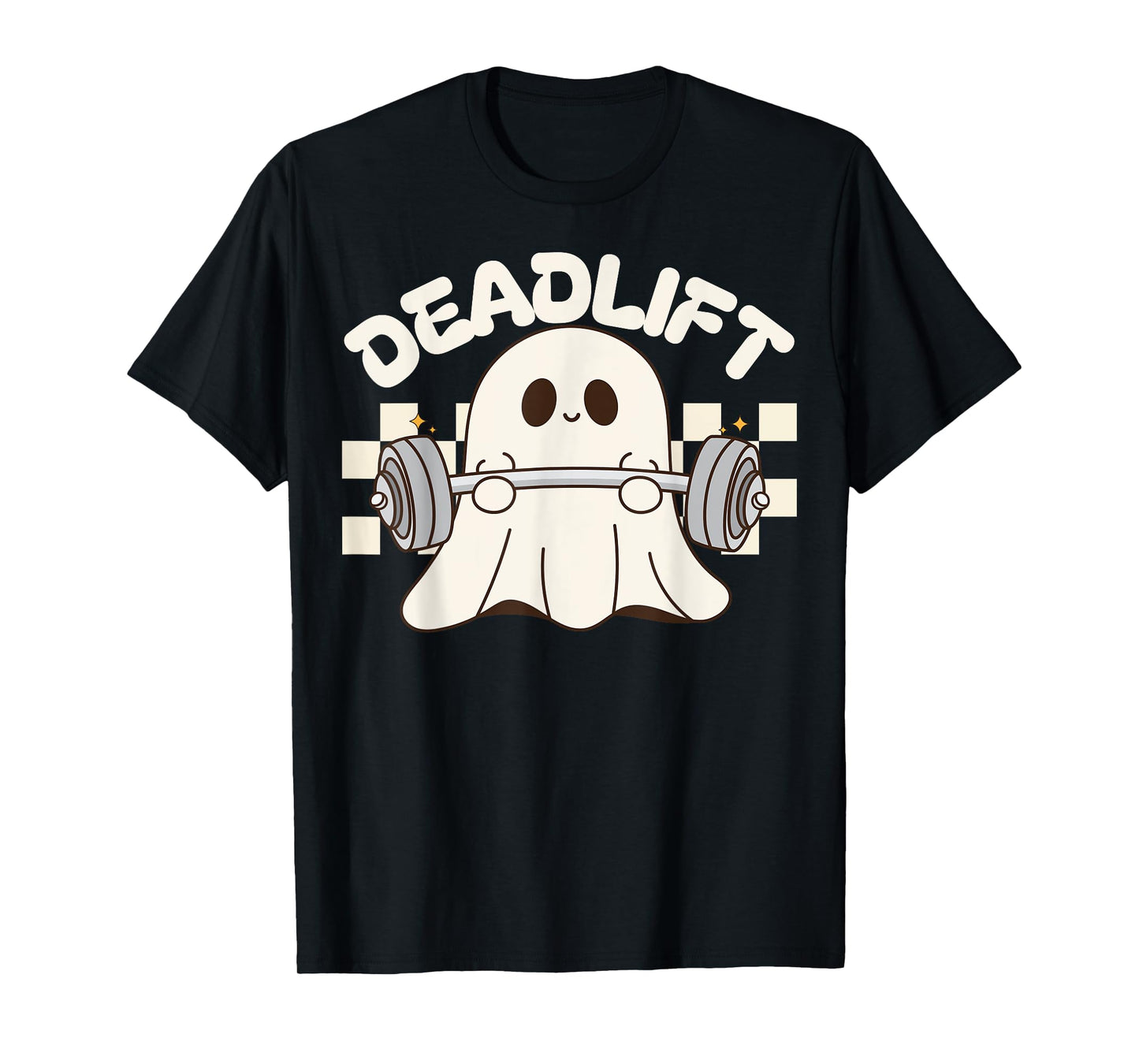 Dead Lift Funny Halloween Ghost Weight Lifting Workout GYM T-Shirt