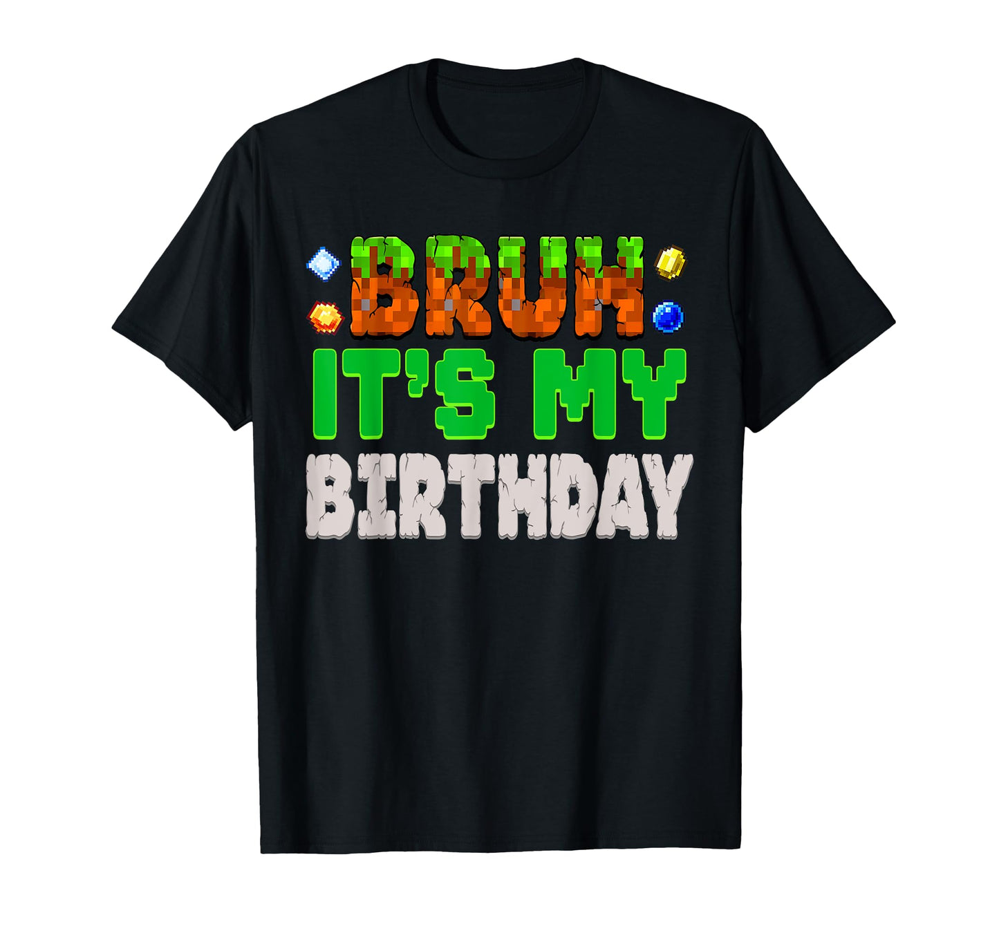 Birthday Boy Shirt It's My Birthday Video Game Pixel Number T-Shirt