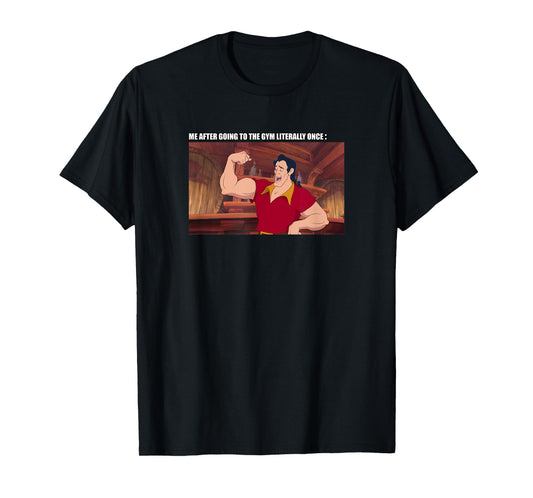 Disney Beauty And The Beast Gaston After Going To The Gym T-Shirt