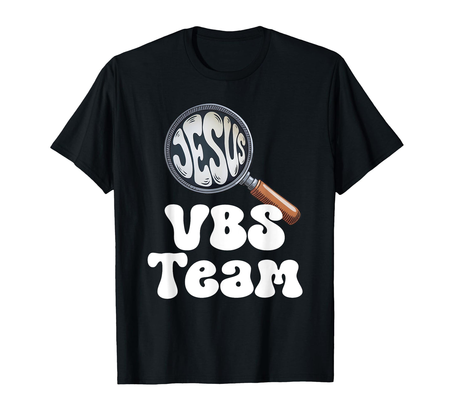 VBS 2025 Vacation Bible School VBS Team Hand Lens T-Shirt