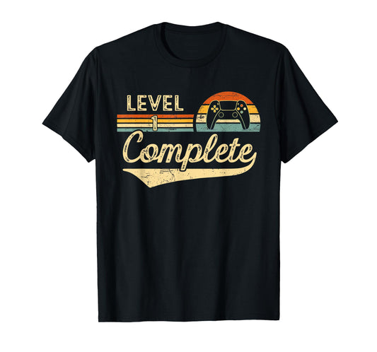 Level 1 Complete Vintage 1st Wedding Anniversary T-Shirt