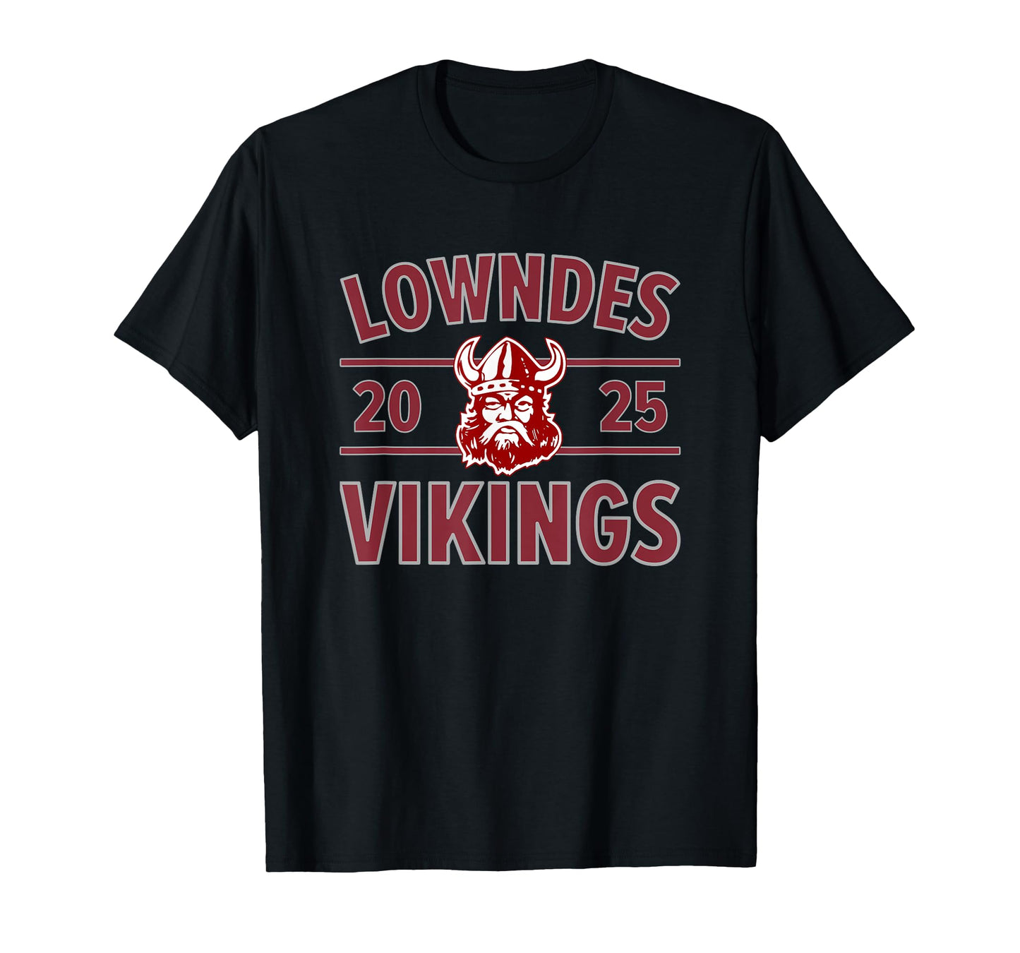 Lowndes Vikings Logo 2025 HS T-Shirt