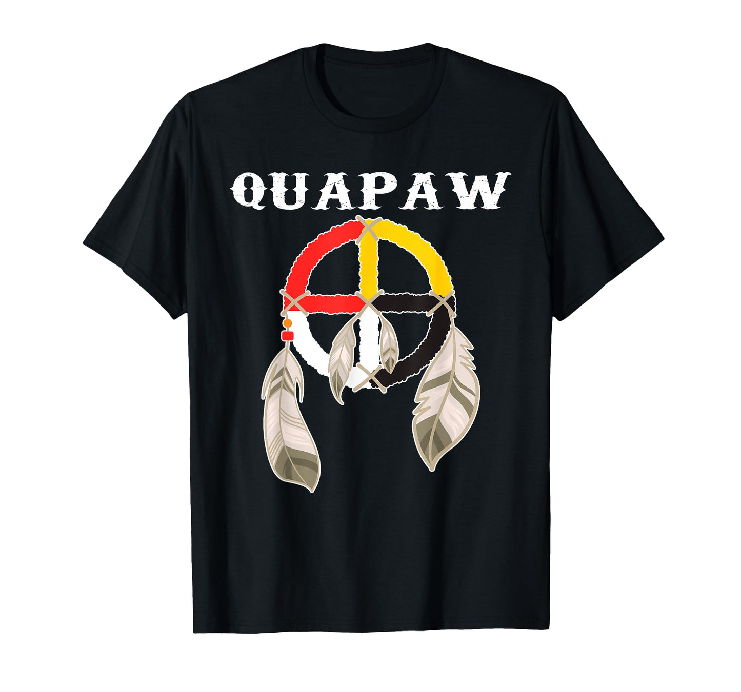 Quapaw Tribe Native American Indian Medicine Wheel T-Shirt