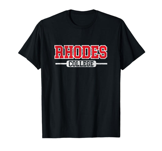 Rhodes College Vintage Sports Design for Men Women T-Shirt