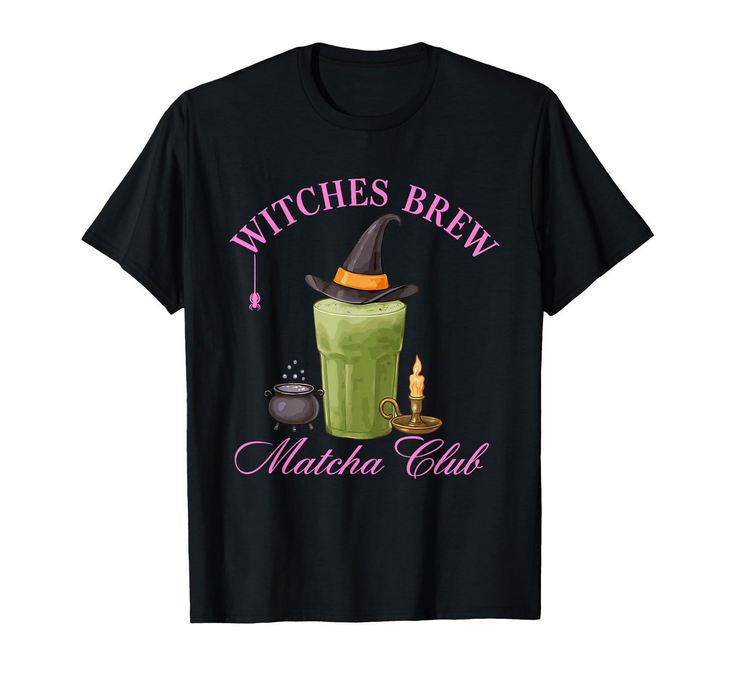 Witches Brew Matcha Club Halloween Quote T-Shirt