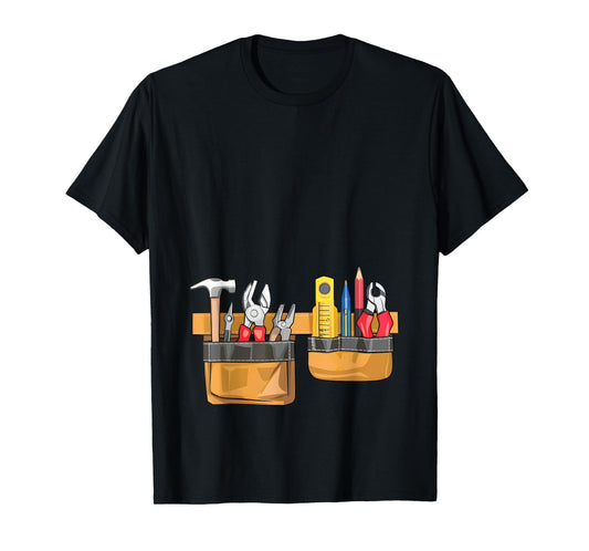 Workman Tool Belt Easy Builder Construction Costume Cosplay T-Shirt