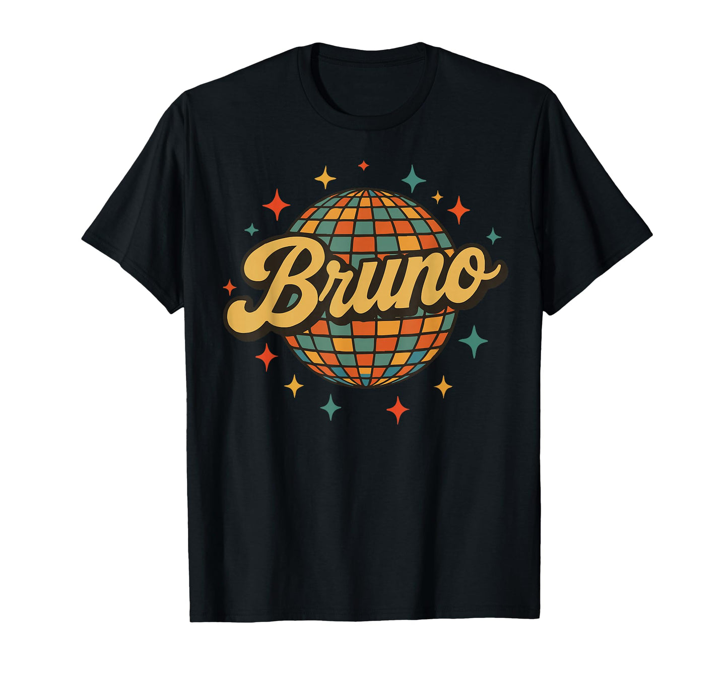 Vintage Bruno Personalized Name I Love Bruno 70's 80's Retro T-Shirt