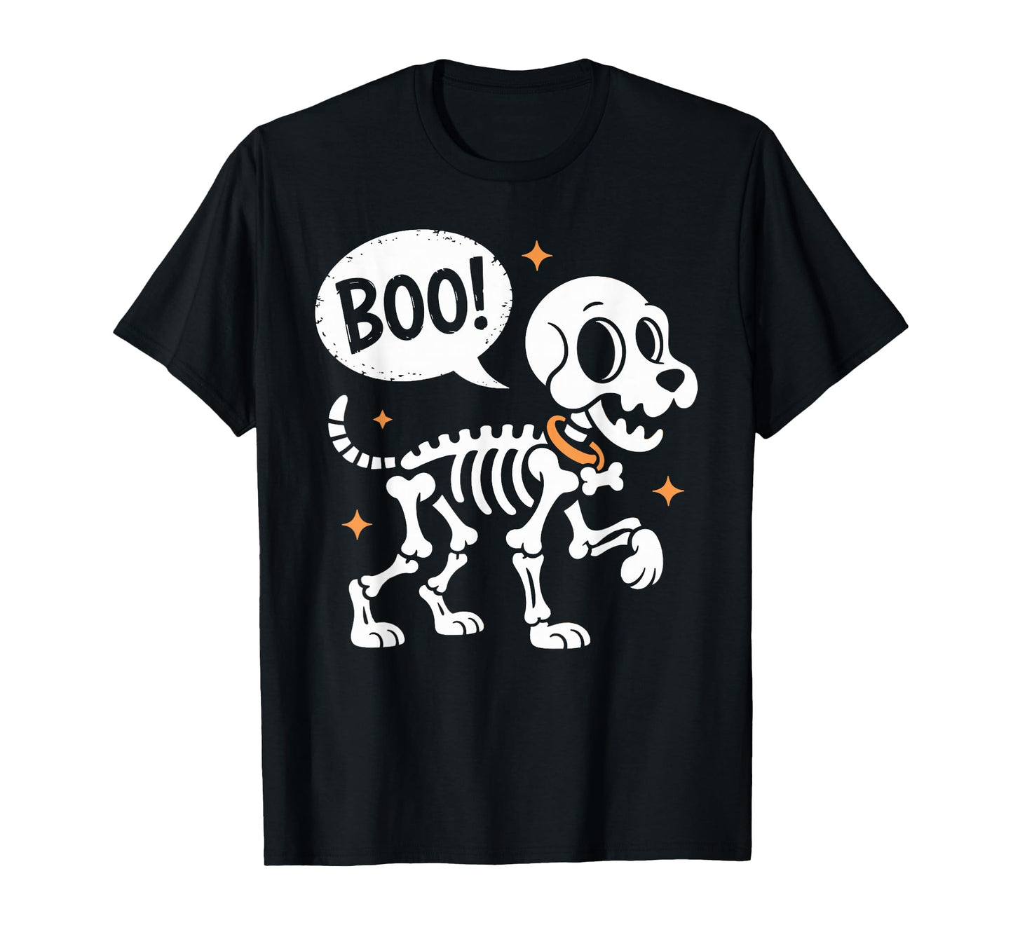Boo Dachshund Skeleton Costume Halloween Dog T-Shirt
