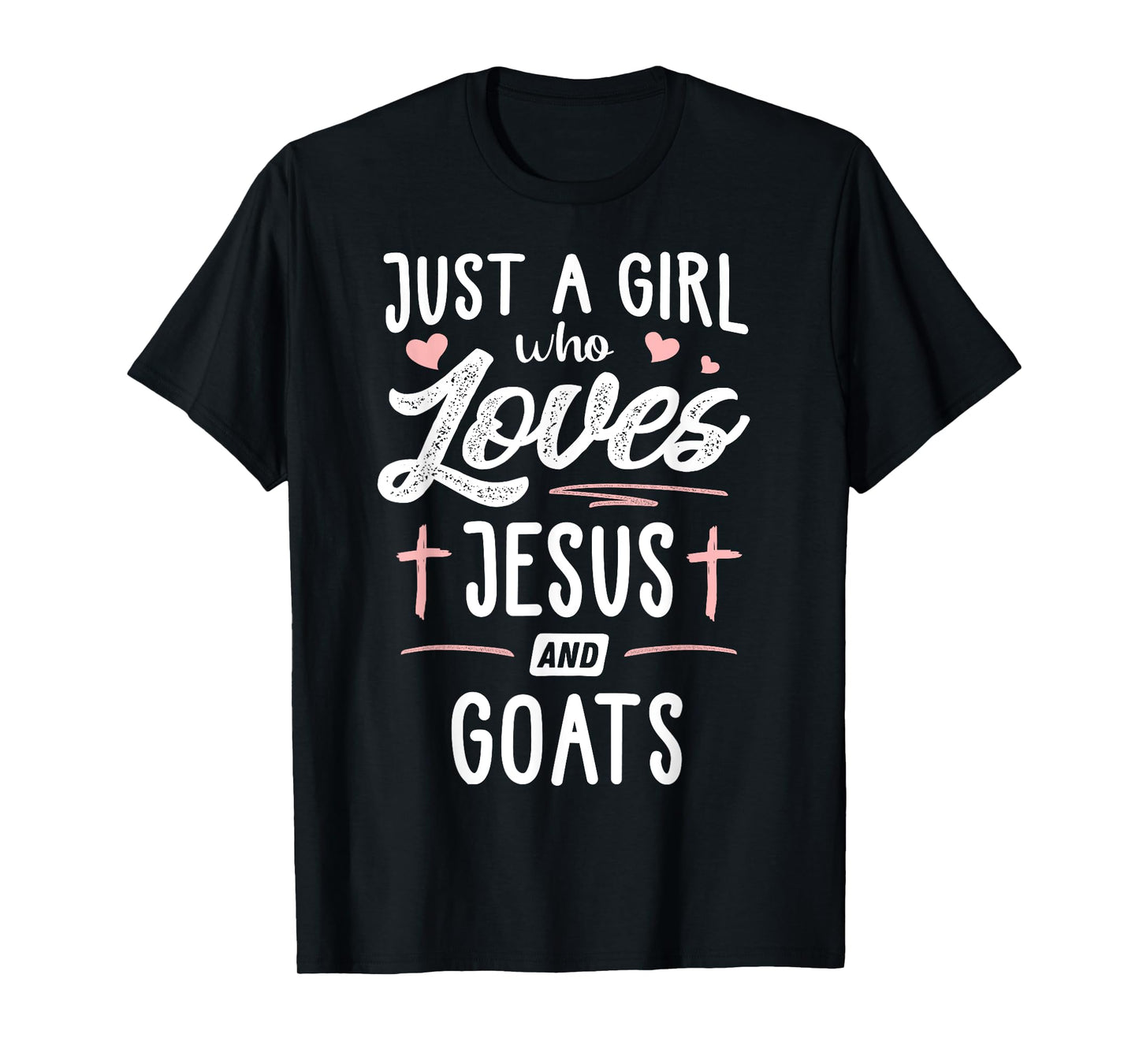 Just A Girl Who Loves Jesus And Goats Women T-Shirt