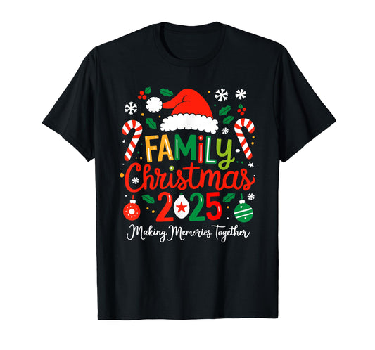 Family Christmas 2025 Matching Family Christmas Xmas Squad T-Shirt