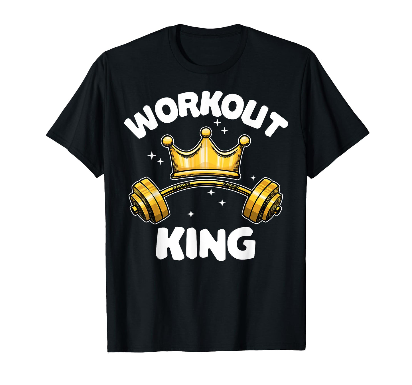 Cool Workout King Partnerlook Team Fitness Training Gym T-Shirt