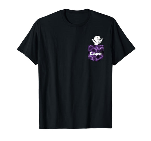 Casper The Friendly Ghost Tie Dye Pocket Hit T-Shirt