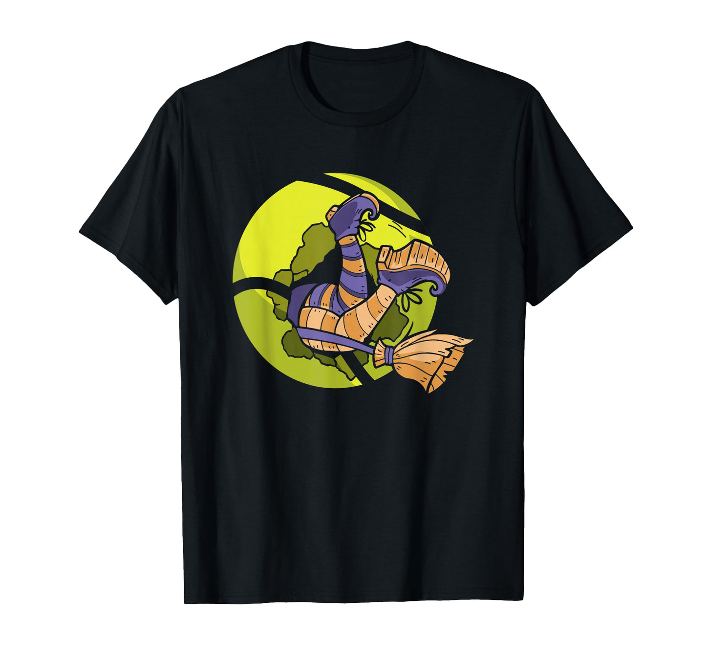 Tennis Player Witch Legs Halloween Humor T-Shirt