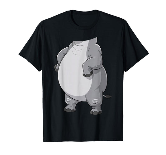 Hippo Shirt Adult Kids Men Women Hippopotamus Costume T-Shirt