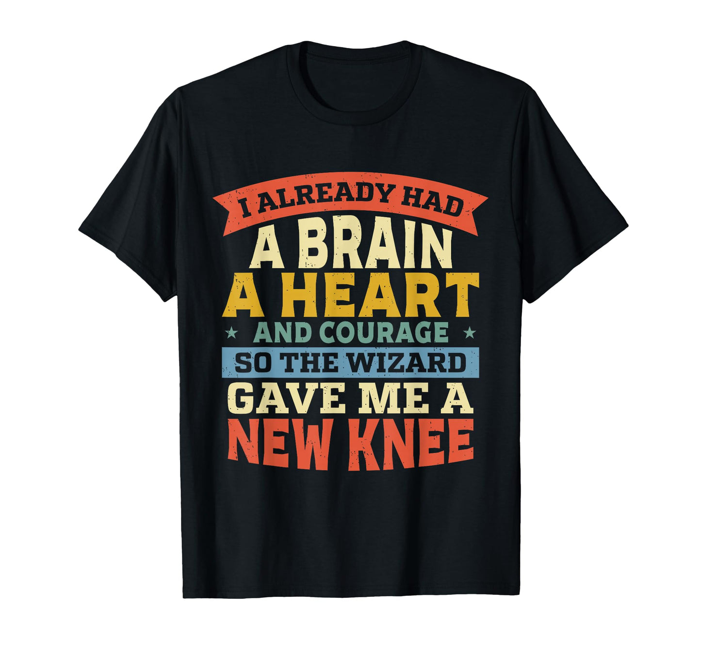 Funny Knee Surgery Recovery Knee Replacement Recovery T-Shirt, Small, Black