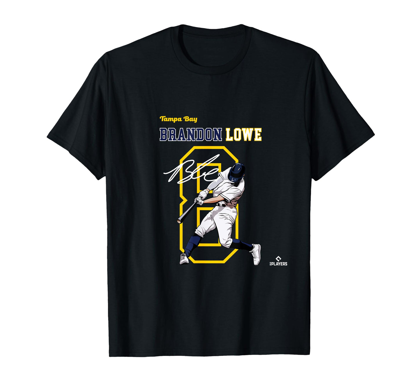 Brandon Lowe | Tampa Bay Baseball Players | MLBBLE3004 T-Shirt