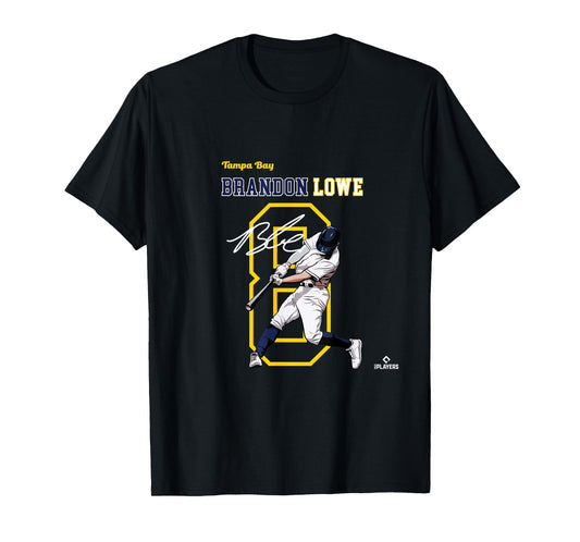 Brandon Lowe | Tampa Bay Baseball Players | MLBBLE3004 T-Shirt