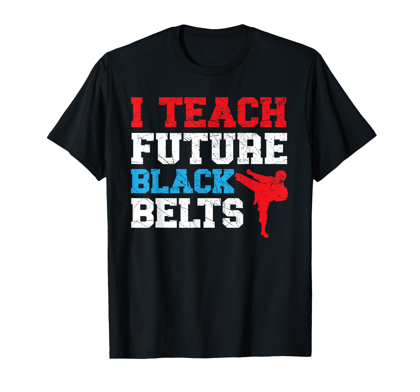 I Teach Future Black Belts Martial Arts Taekwondo T-Shirt