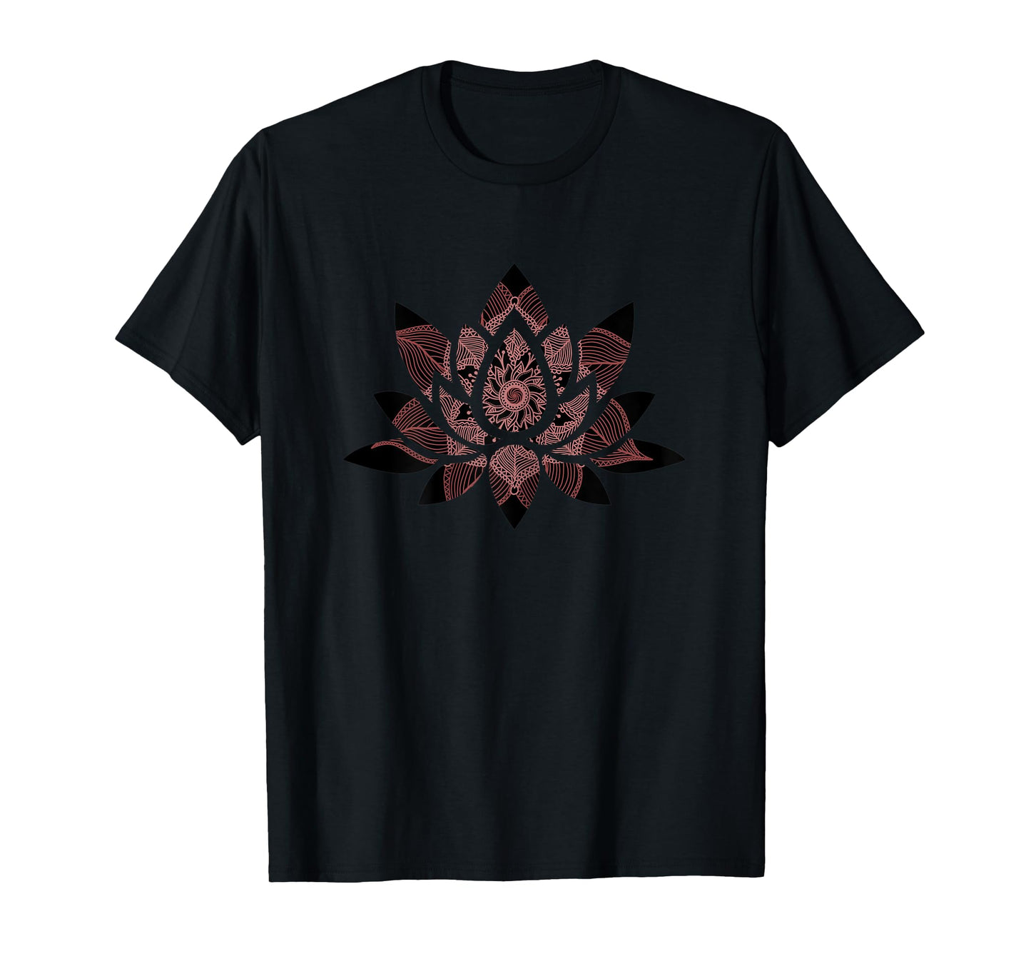 Mandala Lotus Mud Flower Graphic DesignTee T-Shirt