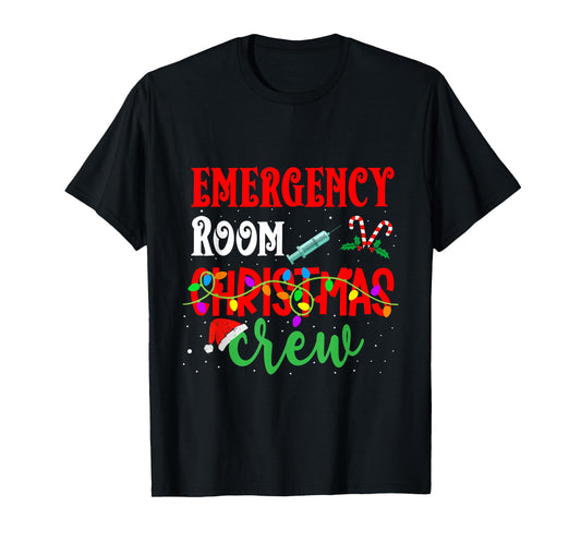 Emergency Room Christmas Crew ER Nurse Xmas Holiday Nursing T-Shirt