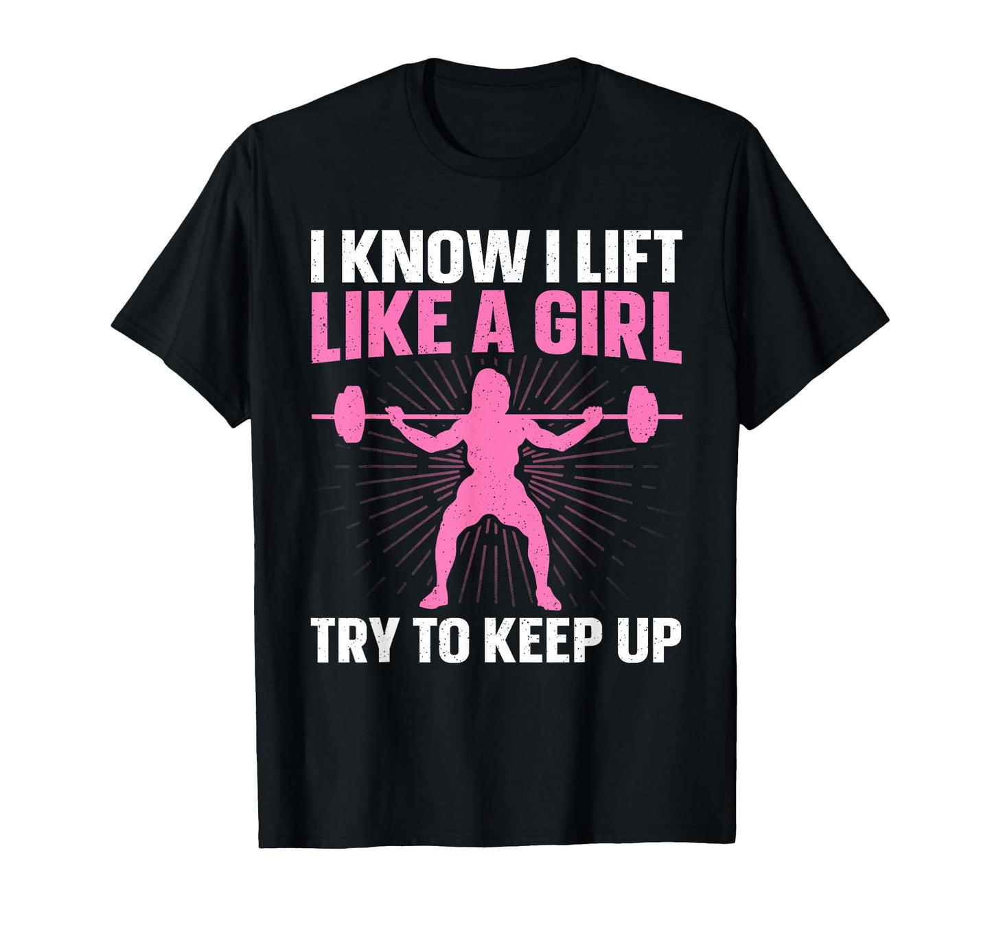 Powerlifting Art For Women Girls Weightlifting Power Lifting T-Shirt