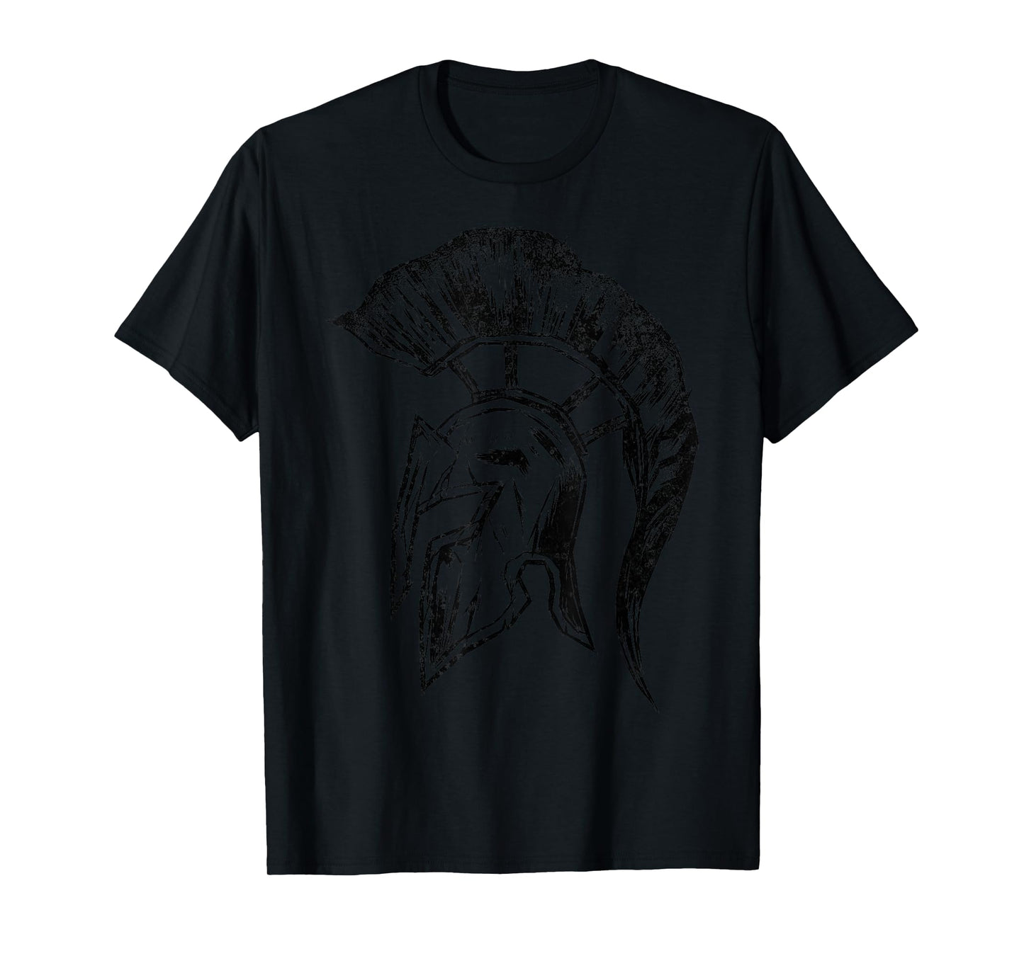 Retro Vintage Spartan Helmet Warrior Trojan Warrior T-Shirt