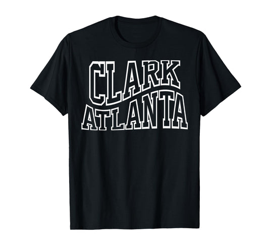 Vintage Clark Family AL State Atlanta Wave Text Hometown T-Shirt