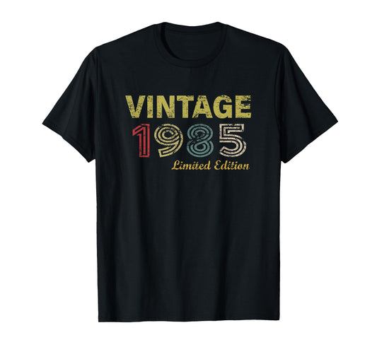 Vintage 1985 Cool 40 Year Old Bday 40th Birthday Men Women T-Shirt