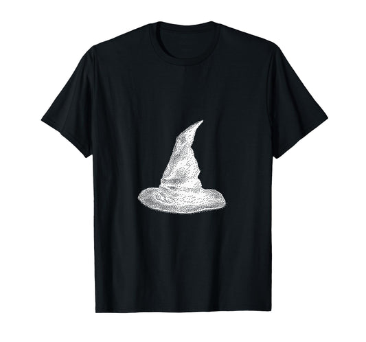 Spooky Witch Hat Occult Halloween Art T-Shirt