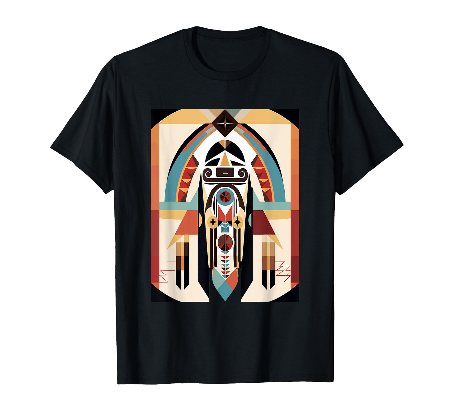 Hopi Art Design American Style Kachina T-Shirt