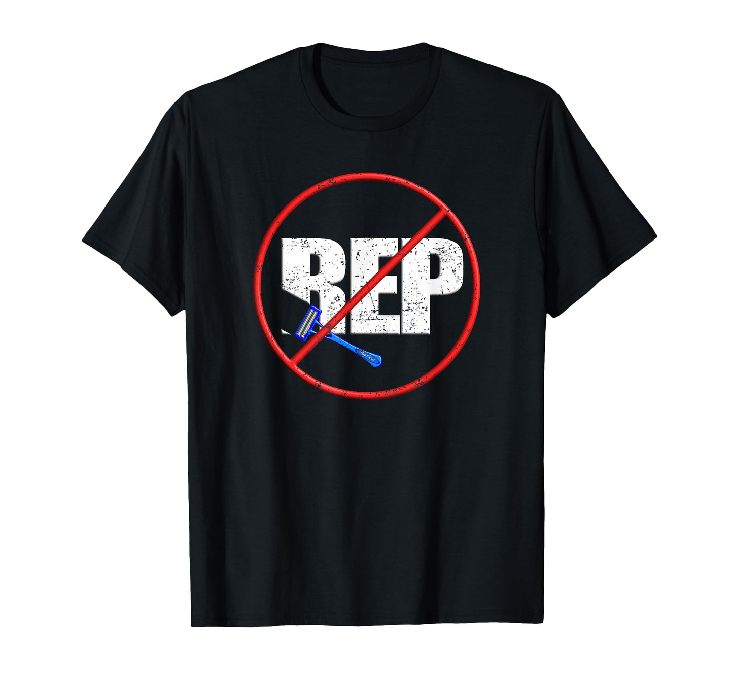 No Rep Shaving T Shirt WOD Box Gym Fitness T-Shirt