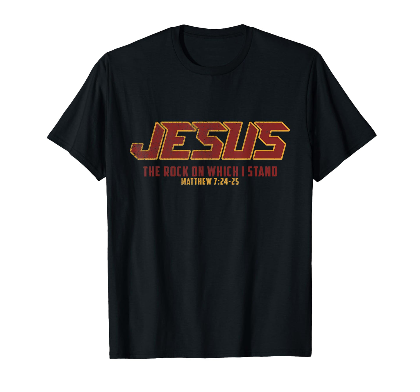 Christian Shirt - Jesus Rock: The Rock On Which I Stand T-Shirt