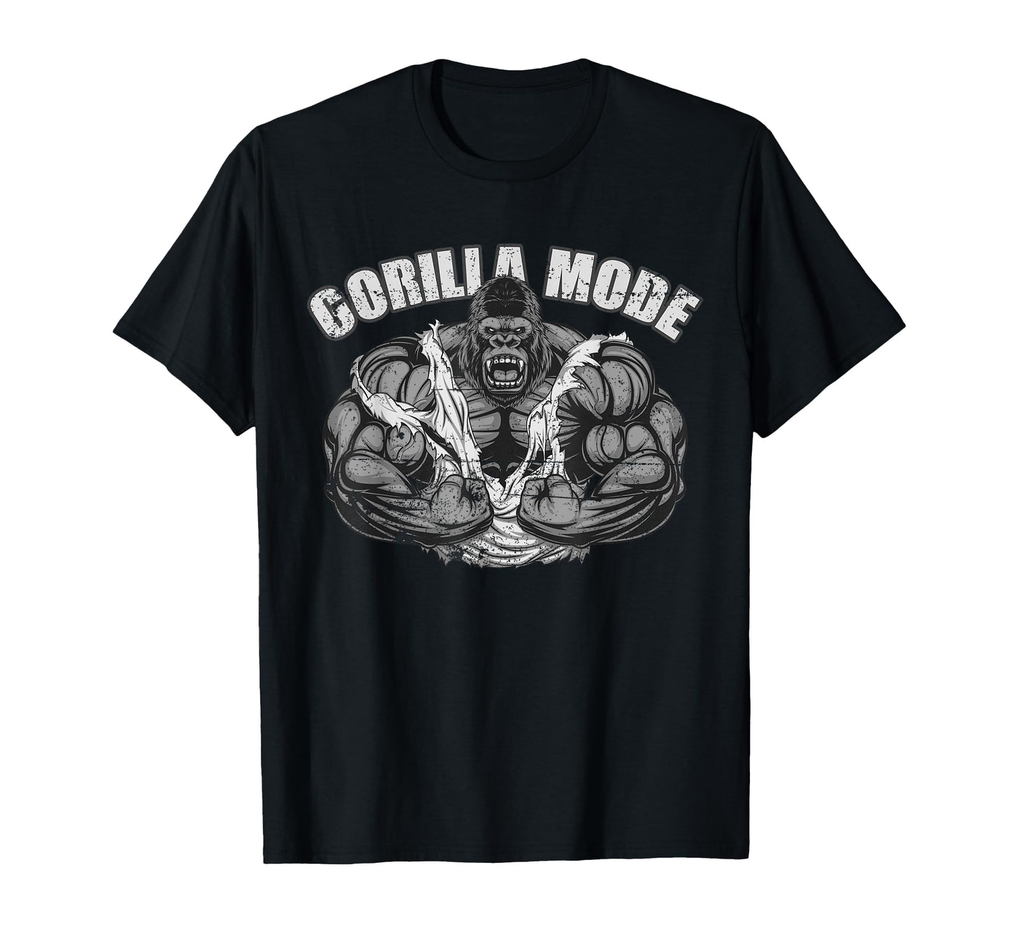 Gorilla Mode Gym Ape Fitness Coach Swole Monkey T-Shirt