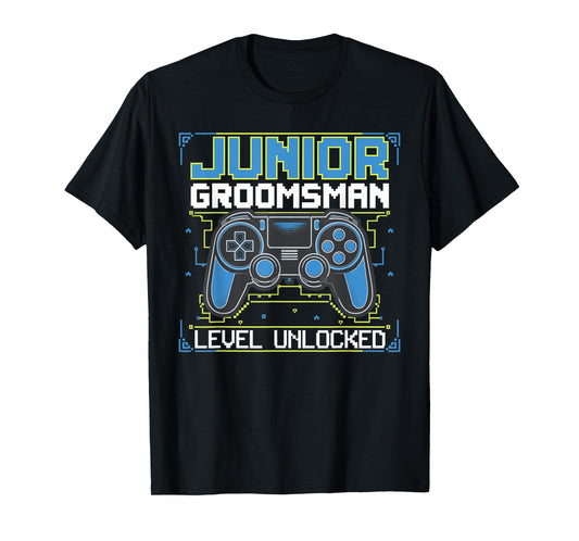 Junior Groomsman Level Unlocked Wedding Junior Groomsmen T-Shirt
