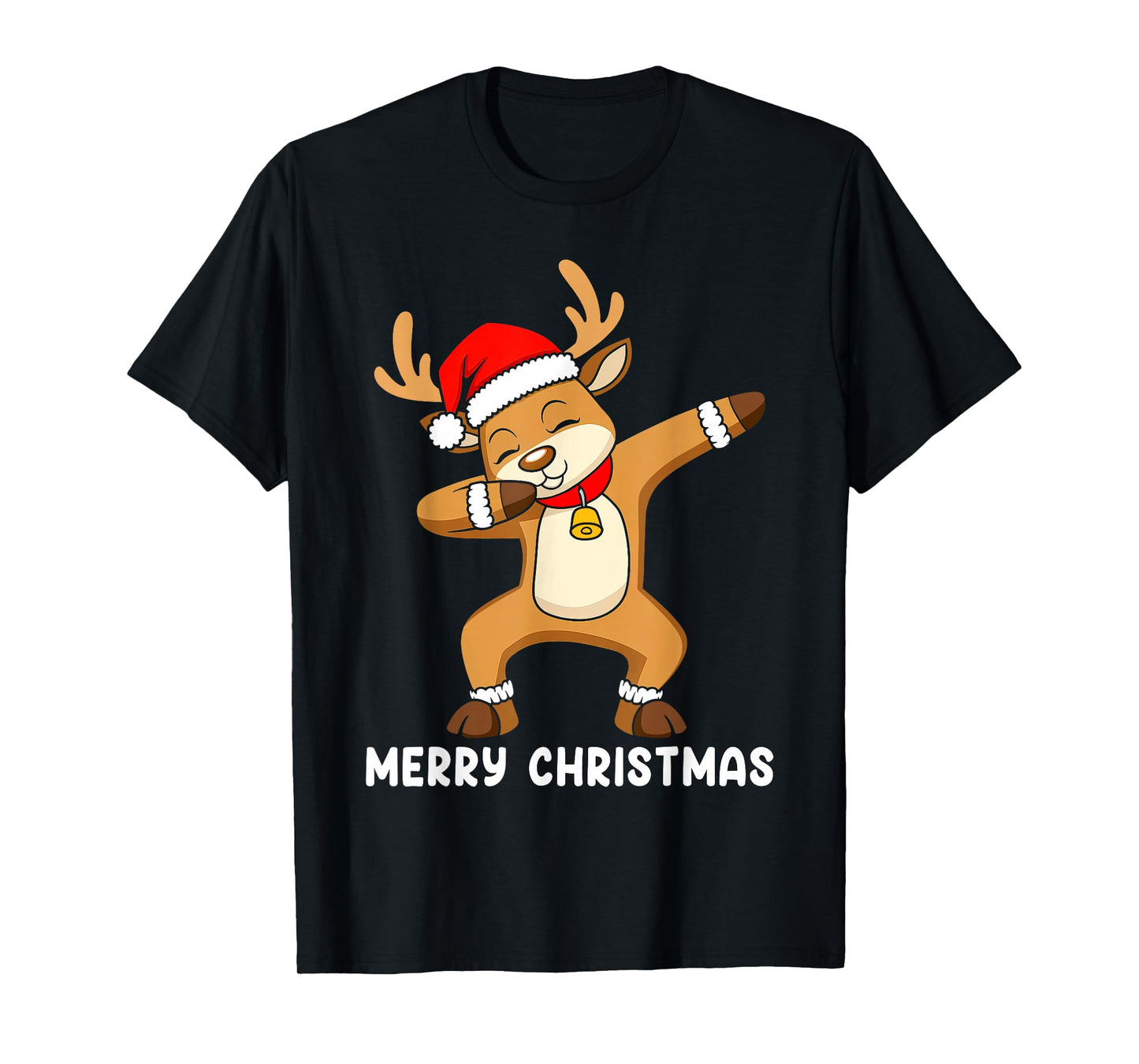 Merry Christmas Reindeer Funny Xmas Family Men Women Kids T-Shirt