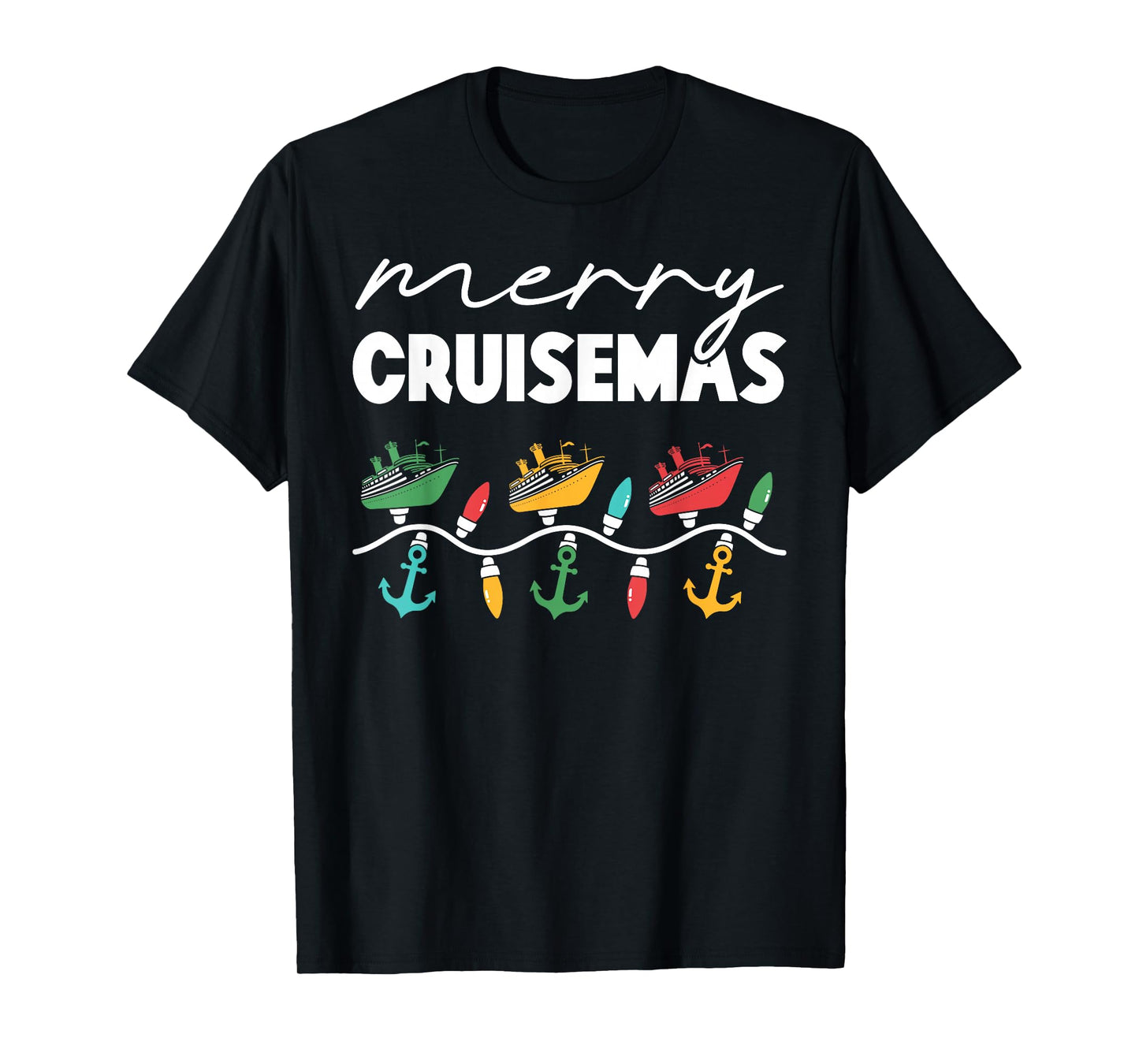 Merry Cruisemas Christmas Cruise Ship Matching Family T-Shirt