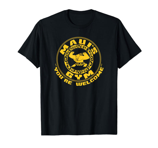 Disney Moana Maui's Gym Circle Logo T-Shirt
