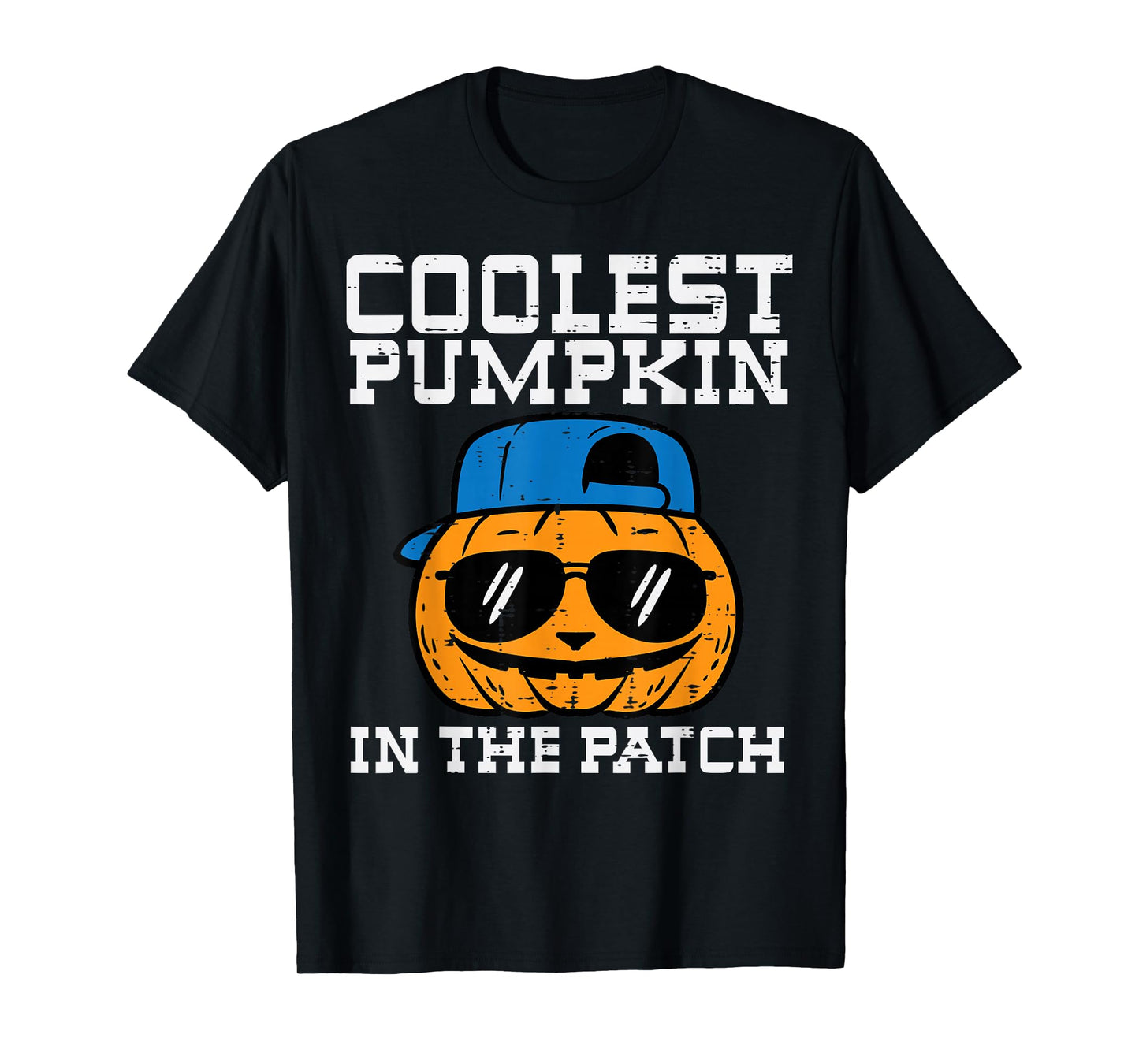Halloween Coolest Pumpkin In Patch Costume Boys Kids Toddler T-Shirt