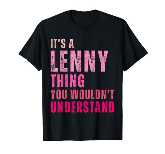 It's A Lenny Thing You Wouldn't Understand Lenny Vintage T-Shirt