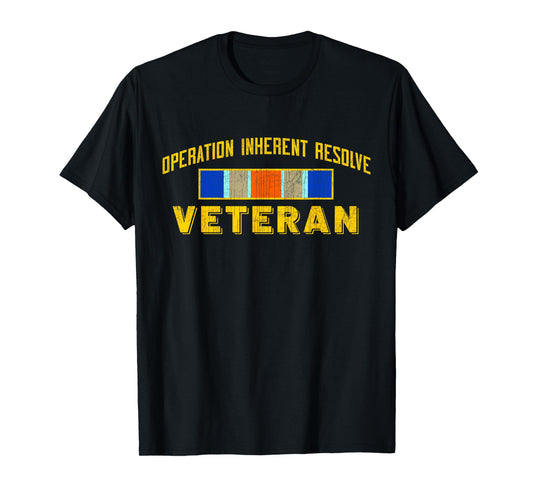 Operation Inherent Resolve OIR Veteran Day Vintage Gifts T-Shirt