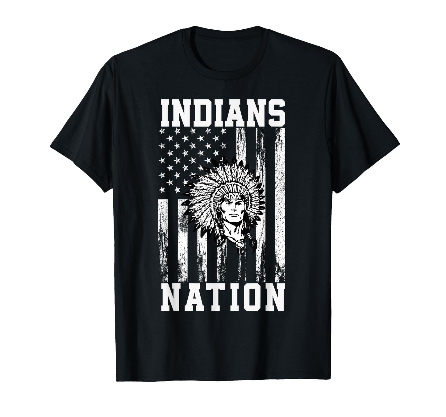 Shamokin Area Indians Logo Nation HS T-Shirt